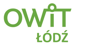 Logo: napis OWIT Łódź