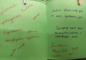Kartka z życzeniami: życzliwości, uprzejmości, radości ...