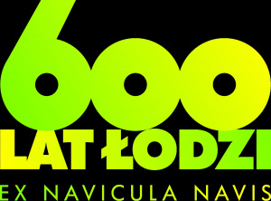 Logo: 600 lat Łodzi