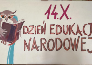 Napis 14.X. Dzień Edukacji Narodowej