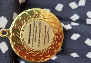 Medal uczestnika konkursu.