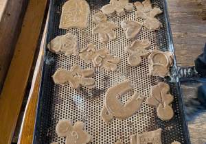 Pierniki wykonane przez uczniów.