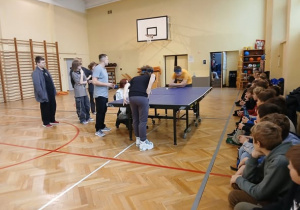 Zajęcia tenisa dźwiękowego.