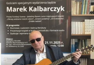 Spotkanie autorskie w bibliotece.