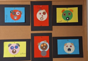 Wystawa prac uczniów.