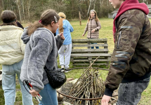 Zajęcia ruchowe na powietrzu.