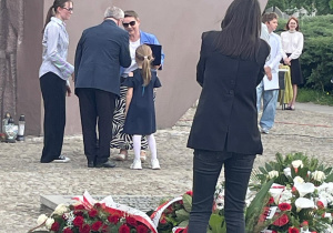Wręczenie medalu.